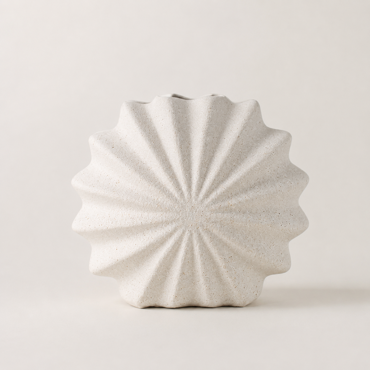 Sunburst Ivory Vase