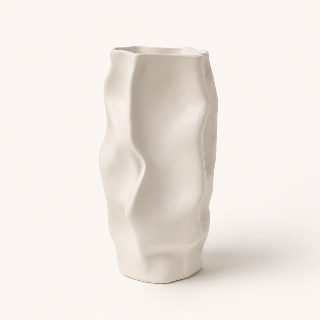 Sculpted Ivory Vase