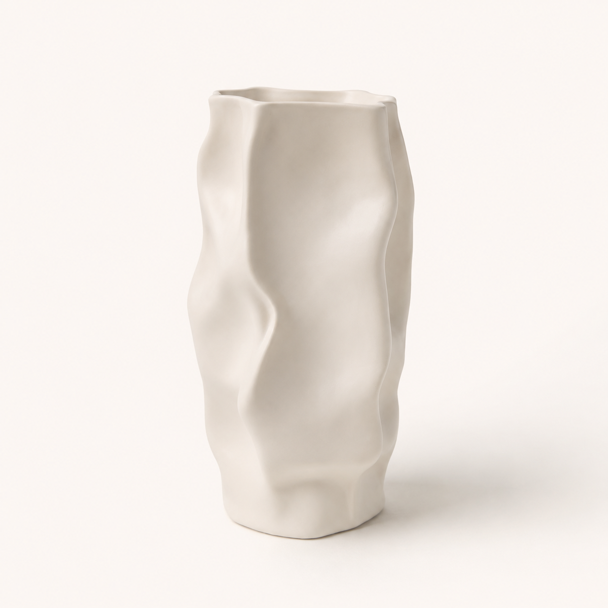 Sculpted Ivory Vase
