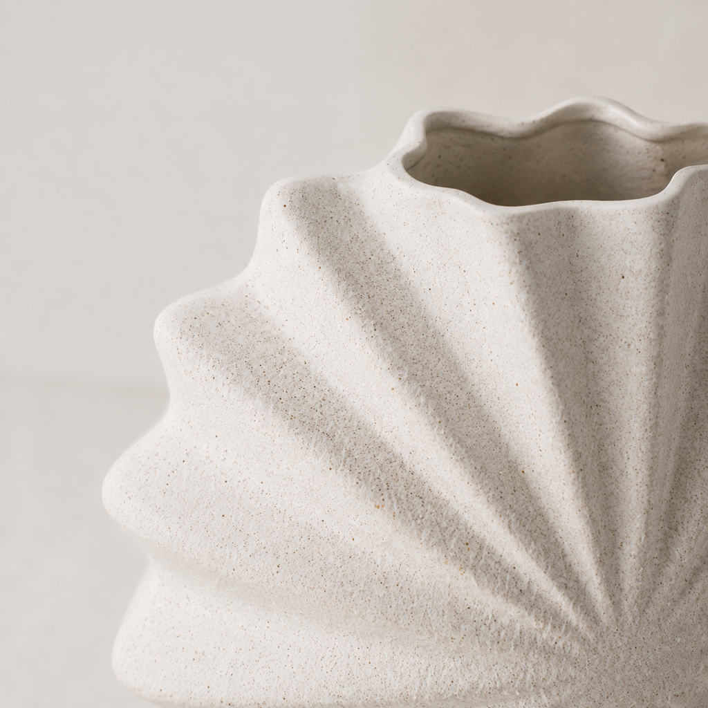 Sunburst Ivory Vase