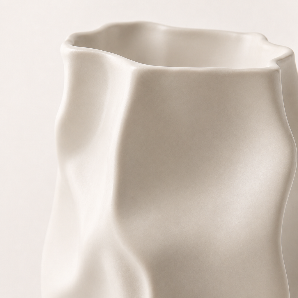 Sculpted Ivory Vase